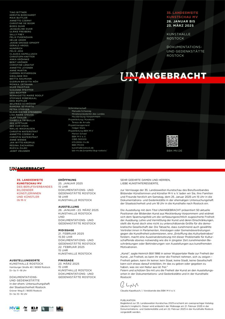 Unangebracht